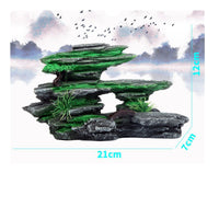 Aquatic Pet Aquarium Hiding Cave Realistic Design Aquatic Pet Hideout Cave
