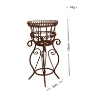 Miniature Flower rack Freestanding Dollhouse Plant Stand Miniature Display Rack for Hobbyists