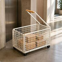 Folding Hand Truck Wheeled Rolling Cargo Cart No Assembly Required Luggage Cart for Travel
