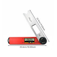Digital Angle Measurement Tool Ruler IP54 Waterproof Gauge High Precision Digital Angle Measurer for Carpenters, DIY Enthusiasts