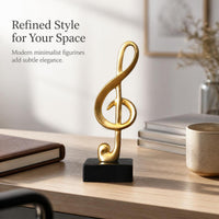 Luxury Saxophone Violin Resin Ornament for Wine Cabinet TV Cabinet Desktop Music Craft Instrument Model