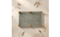 Serving Tray Textured Decorative Organizer Tray Easy to Carry for Decor