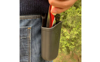 Open-Top Pruning Shear Sheath Heavy-Duty Rubber Pruning Saw Sheath Compact Tool Sheath with Belt Loop Molded Fit for Gardening