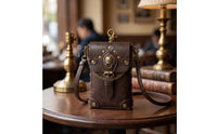 Mini Crossbody Bag Structured Crossbody Bag with Flap Hands Handbag for Cosplay