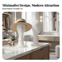 Hairpiece Display Head Multi-Functional Hairpiece Display Stand Elegant Shape