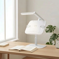 Book Stand, with Lamp Height Adjustable Book Stand, with Page Clips Tilting Furniture for Bedside