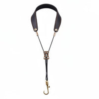 Universal Compatibility Saxophone Neck Strap Metal Hook Adjustable Sax Strap Ergonomic Design for Children, Beginners