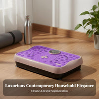 Shaking Base Exercise Machine Adjustable Speed Levels Whole Body Vibration Machine Anti-Slip Surface Vibrating Exercise Plate for Men, Small Areas
