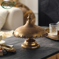 Bohemian Iron Fruit Tray with Lid