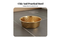 Stainless Steel Pet Bowl Sturdy Non-Slip Cat Food Bowl Easy to Stainless Steel Cat Food Dish for Small Animal Owners, Indoors, Indoor, Kitchen