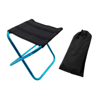 Foldable Portable Folding Stool Space-Saving Ultralight Camping Stool Includes Storage Bag Collapsible Chair Quick Setup for Commuting