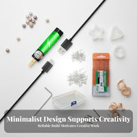Cordless Handheld Mini Drill Multi-Purpose DIY Jewelry Drill Lightweight for Hobbyists, Beginners, Sanding, Home Workshop, Craft Room