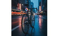 Multicolor Cycle Rear Light Rechargeable Bike Tail Light Compact High-Visibility for Commuting
