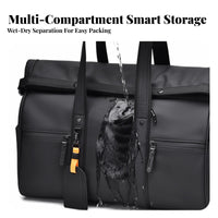 Dry Wet Separated Duffel Bag Large Capacity Business Travel Tote Water Sports Gym Bag for Journeyers, Women, Weekend Trips, Airport, Outdoor
