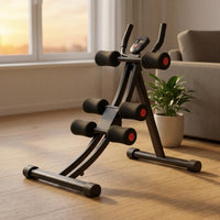 Ab Contraction Thick Steel Frame Abdominal Long Ranges Motion Stomach Workout Machine for Home Gym