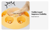 Press Button Treat Toy Non-Slip Base Dog Food Puzzle Toy Interactive Canine Reward Dispenser for Dogs, Cats