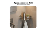 Corner Shower organizer no-drill Installation Corner Mounting Shelf Rustresistant