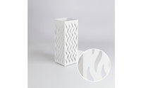 Decorative Metal Umbrella Stand Space-Saving Umbrella Stand with Cutouts Tall Organizer Freestanding for Lobby