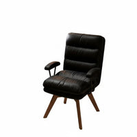 Sofa-Like Comfort Upholstered Swivel Armchair Multi-Use Desk Chair With Armrests Accent Seat Noiseless Rotation for Students, Office Workers, Adults, Study Room, Bedroom