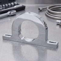 Clamp-on Steering Column Mount Billet Aluminum Steering Column Mount Non-Slip Hardware for Car Builders, Custom Builds, Vintage Automobiles