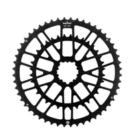 Flush Mount bike Chainring  Black Double Chainring Lightweight Biking Component