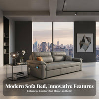 Pull-extendable 3-Seater Sofa Bed Multi-functionalUse Design Pull-extendable Sofa Bed Space-Saving Living Room Furniture for Apartment Dwellers, Small residents, Office