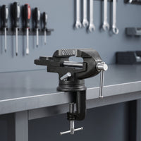Stable Style Bench Vise Compact Bench Vise with Rotating Base Sturdy 360-Degree for Metal Repair