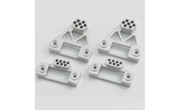 4 Pieces Shock Mount :12 Scale Shock Absorb Bracket Rigid Damper System Mount for RC Builders