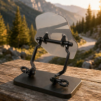 Two-armArm Motorcycle Phone Holder Guard Screen Handlebar Phone Mount Metal Frame Bike Add-On