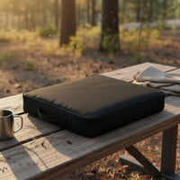 Lightweight Portable Stadium Seat Cushion Thick and Soft Folding Outdoor Seat Pad Long-Lasting 600D Oxford Material for Camping, Kayaking