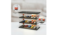 Parking Garage Display Miniature Display Case with Parking Slots Slim