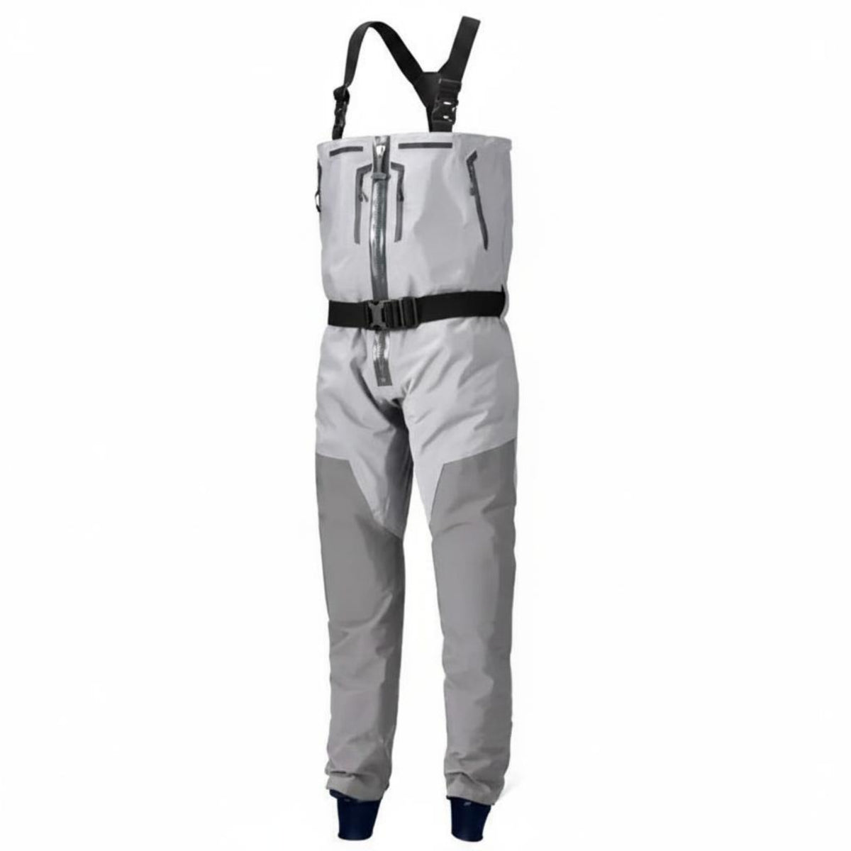 Zip Front Chest Waders Breathable Waterproof Fishing Waders Adjustable Suspenders Outdoor Gear for Hunters