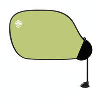 Heat Insulation Suction Cup Sunshade Protection Car Window Shade Versatile Use Portable Sun Blocker Foldable Design for Parents, Office Workers, Gamers, Travel, Desk