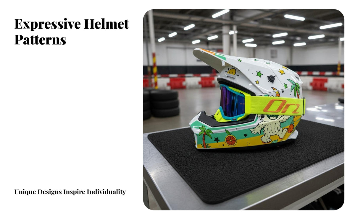 Full Face Rough Terrain Helmet Shell Motocross Helmet Shock Orption Guarding Headwear for Mountain Bikers, Go-Kart Racers, Trail Riding