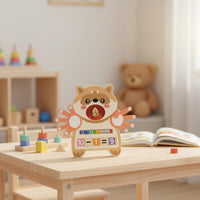 Wooden Animal  Board Develops Logical Thinking Educational Addition Subtraction Pigment Delight Cognition Number Learning Puzzle