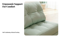Japanese aesthetic Armless Single Pull-extendable Bed Space-Saving Sleeper Sofa VersatileFunction transformable Couch plush Cushions for Apartment Dwellers, Young Adults, Students, Small Spaces, Guest Room, Office