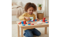 Kindergarten Wooden Blocks Spelling Game Interactive Word Spelling Game Basic Words Word Building Toy Tactile for Preschoolers, Homeschool, Classroom, Playroom