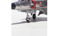 French Fighter Jet Historic Fighter Model Plane Silvery Die-Cast Aircraft toy Detailed Cast-Metal Plane Model for History Buffs