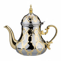 Moroccan Serving Pot Heat Resistant Handle Comfortable Grip Safe Pouring for Guests