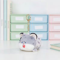 Soft Keychain Cute Stuffed Animal Keychain Soft Toy with Key Loop Mini Accessory Soft for Teens, Keys, Backpacks
