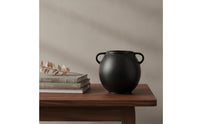Vase with Handles Sculptural Decorative Vase Vessel for Shelf