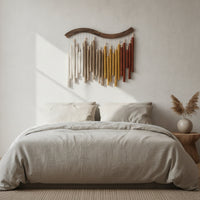 Tassel Wall Hanging DecorBohemian Boho Wall Hanging Rustic Tapestry for Bedroom