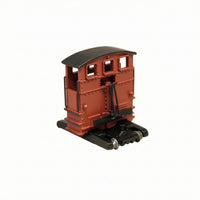 Shunting Locomotive Model Black Roof HO Scale Model Railroad Locomotive Die-Cast Metal Frame for Collectors