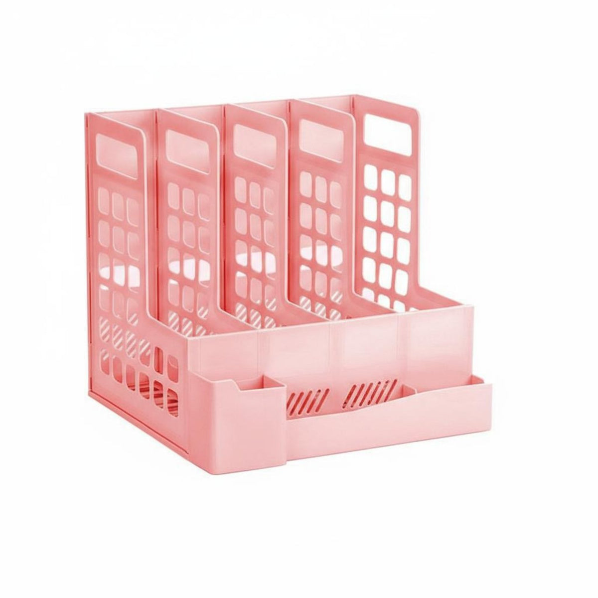 Foldable Design 4-Section foldable Document Sorter Thickened Build upright document Sorter Space-Saving Desk Organizer Multifunctional for Students, educators, Study Room, Classroom, shelf, Reception Area
