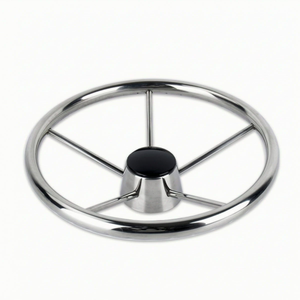 Marine Steering Wheel Stainless Steel Boat Steering Wheel Polished for Helm Station
