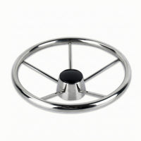 Marine Steering Wheel Stainless Steel Boat Steering Wheel Polished for Helm Station