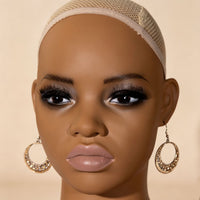 PVC Mannequin Head for Wig Display and Jewelry Photography