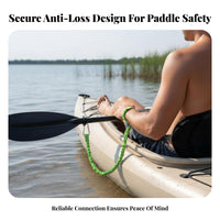Kayak Paddle Leash Anti-Misplacement Coiled Paddle Tether Boat Oar Safety Rope Retractable Watersports Accessory Strong