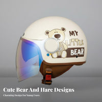 Double Visor Helmet 3C Certified Electric Bike Helmet Sun Protection Guarding Headwear for Riders, City Riding, Daily Commute