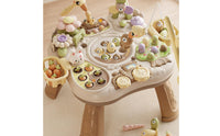 Infant Activity Table Toy Pastel Colors Farm Activity Table Rounded for Young Children, Infants